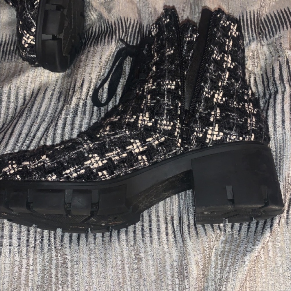 black shoes
